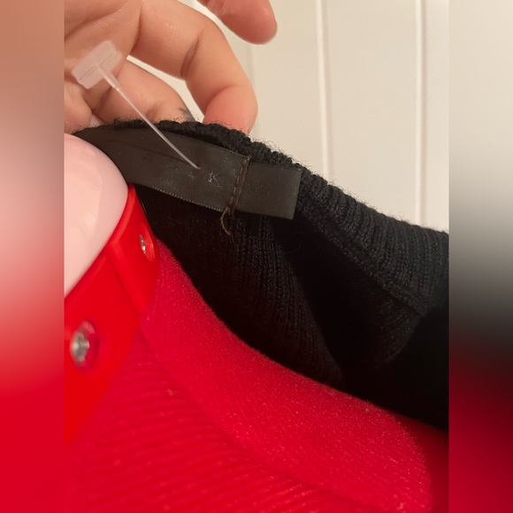 Nicholas K Black Wool Hooded Cowl Neck Long-sleeve Grunge / Punk Sweater - Picture 9 of 11